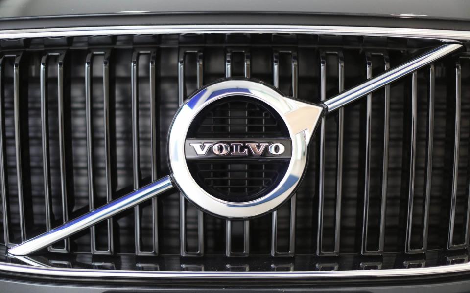 Volvo car badge  - REUTERS