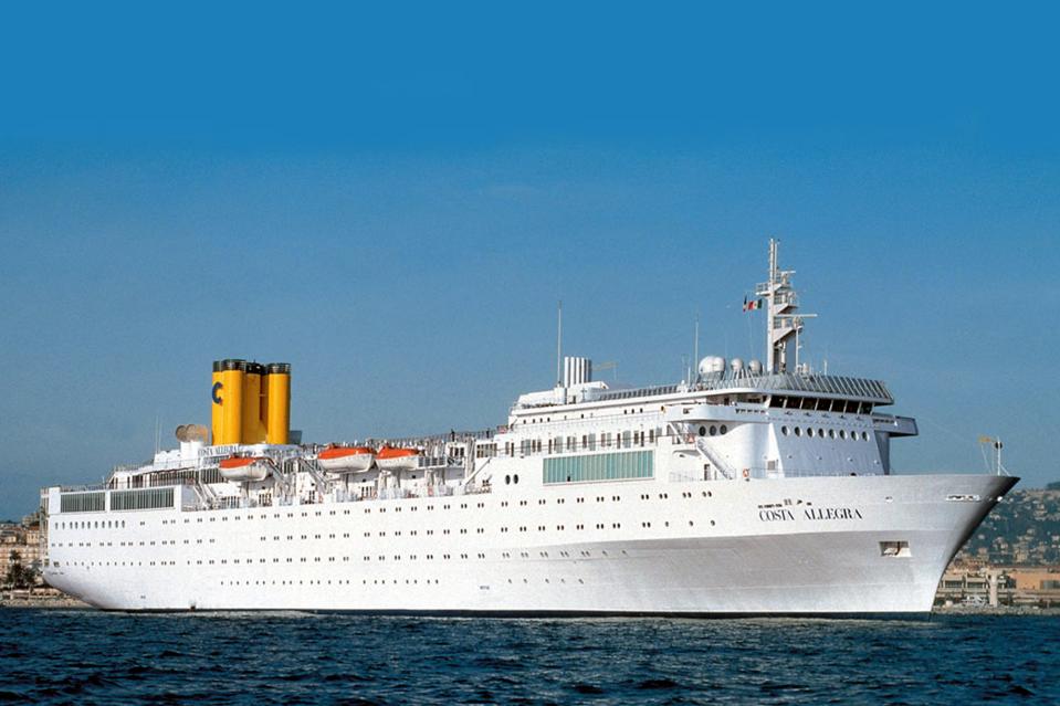 An undated picture of the Costa Allegra cruise ship in Genoa's Harbor Italy. The Italian coast guard says a fire has broken out on an the Costa Allegra cruise ship off the Seychelles islands, Monday, Feb. 27, 2012, and the ship is adrift, but the passengers are safe. The ship owner Costa Crociere says in a statement there were no injuries or casualties among the 636 passengers and 413 crew members. (AP Photo/Tano Pecoraro)