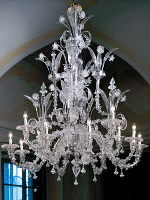 Murano glass chandelier- $50,000