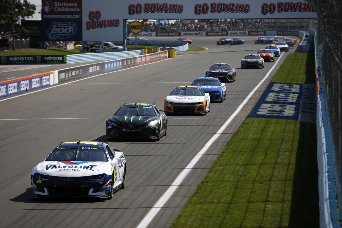 William Byrne domineert Watkins Glen, complete afwerkingsvolgorde, hernieuwde playoff-zeepbel