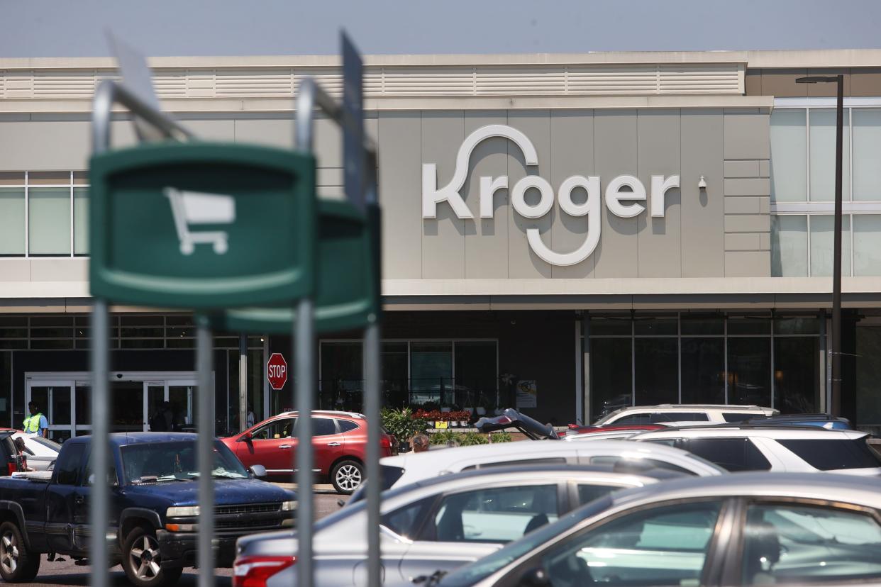The Kroger store on Union Avenue in Midtown is seen on Tuesday, June 21, 2022. The company annouced a new store would be built in Arlington.