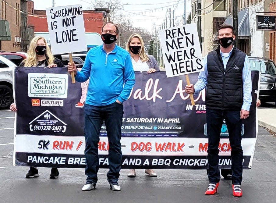 The "Walk In Their Shoes" fundraiser was held rain or shine even through the COVID-19 pandemic to raise funds for the Naomi Davis Shelterhouse.