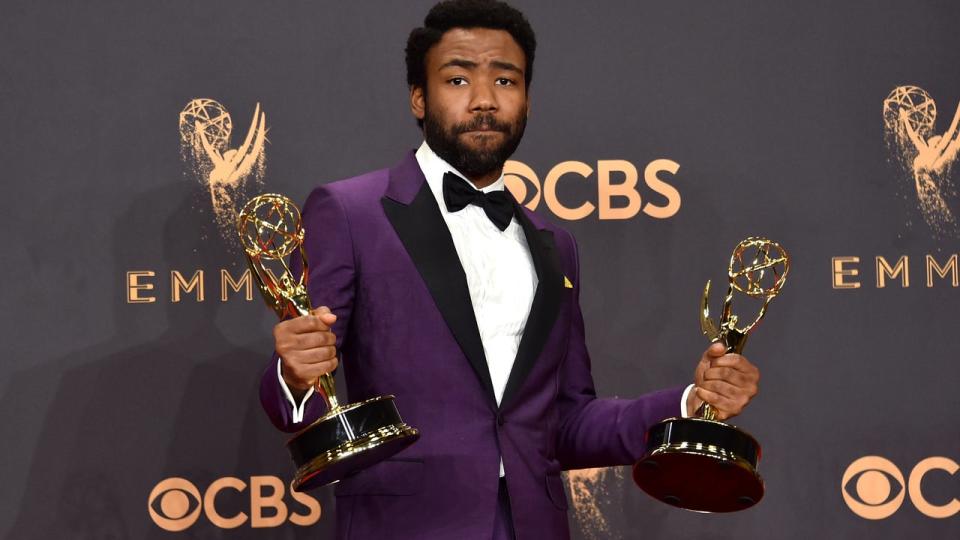<div>LOS ANGELES, CA - SEPTEMBER 17: Actor Donald Glover, winner of the award for Outstanding Lead Actor in a Comedy Series for 'Atlanta,' poses in the press room during the 69th Annual Primetime Emmy Awards at Microsoft Theater on September 17, 2017 in Los Angeles, California. (Photo by Alberto E. Rodriguez/Getty Images)</div>