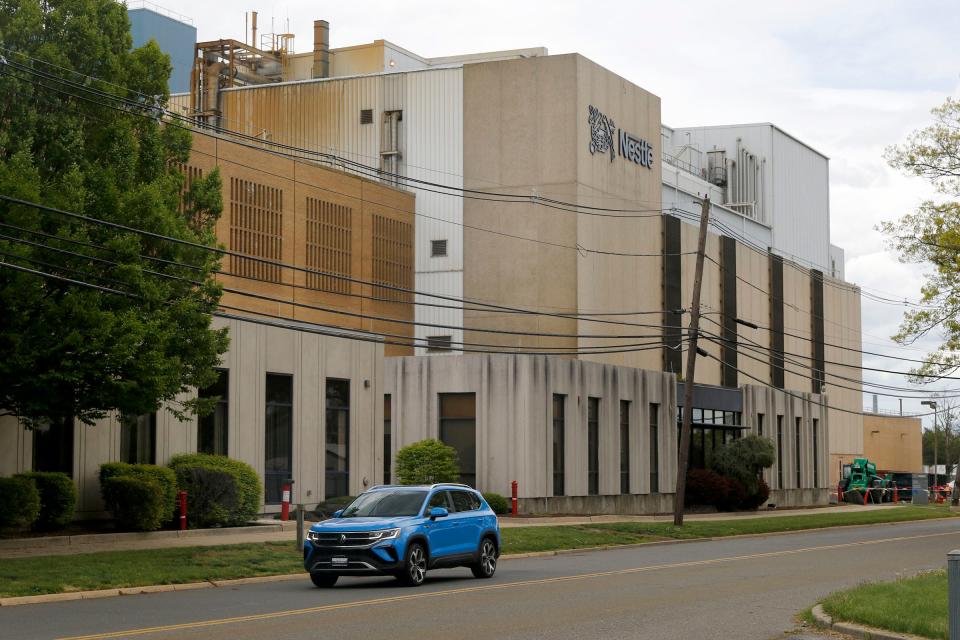 The Nestlé plant on Jerseyville Avenue in Freehold Borough is shown Tuesday, May 2, 2023.