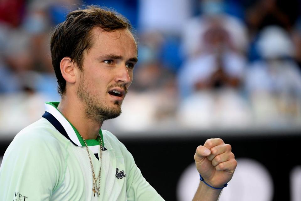 Daniil Medvedev eased into the fourth round (Andy Brownbill/AP) (AP)