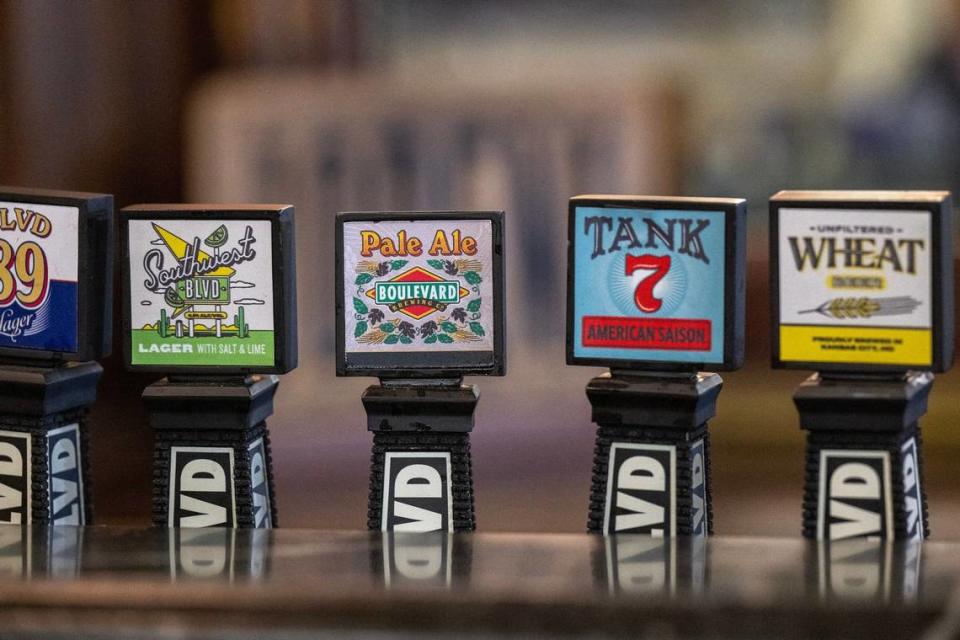 A variety of brews are available on tap at Boulevard.