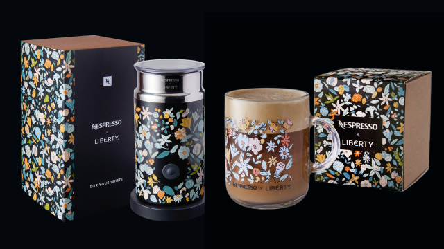 Nespresso and Liberty collaborate on stunning hand-drawn collection