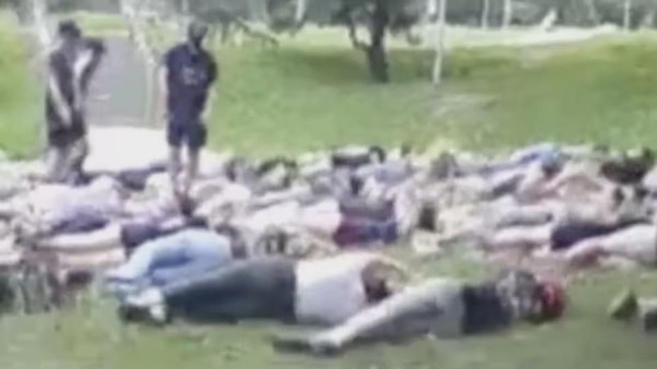 Some initiation activities were described as a boot camp. Here, students had to imitate trout that find themselves out of water. In a video obtained by Radio-Canada, initiators are seen walking on participants.