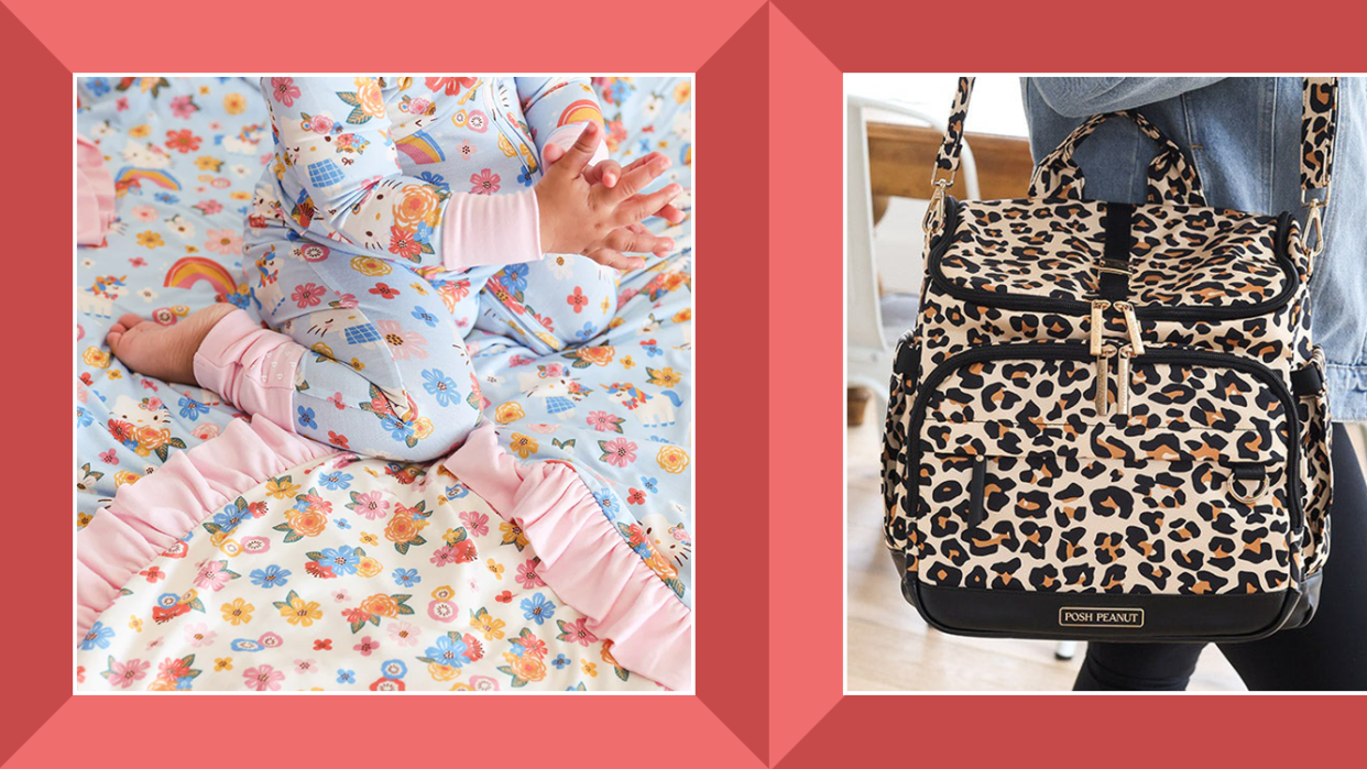 baby and kids clothing, bedding, diaper bag