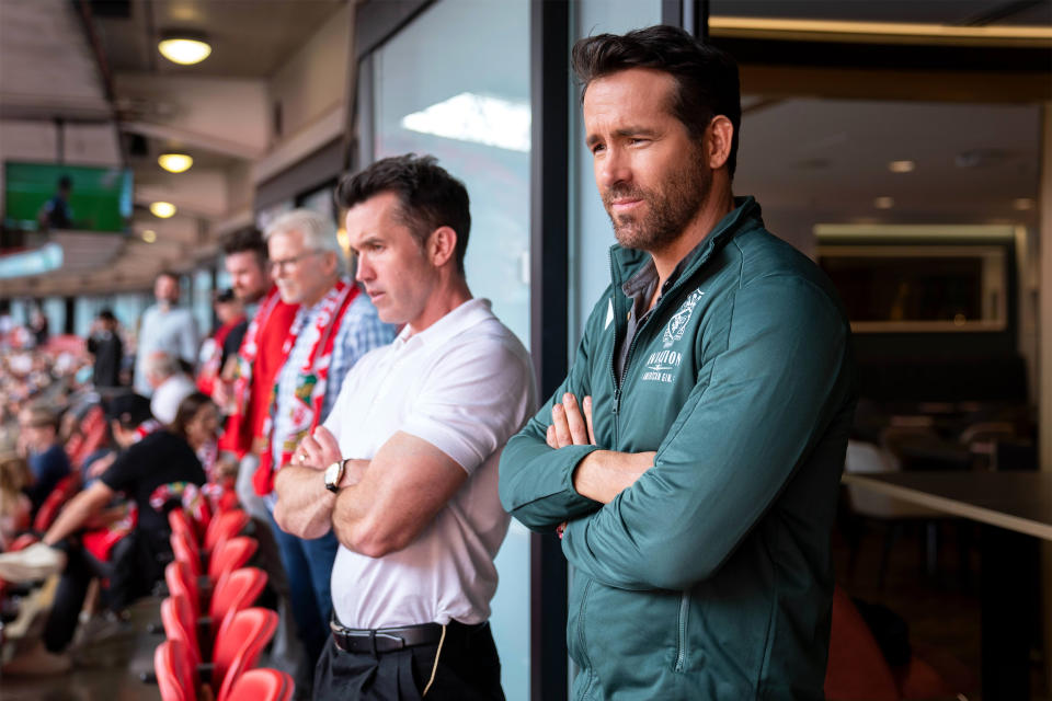 Rob McElhenney and Ryan Reynolds transform from soccer novices to passionate supporters in 
