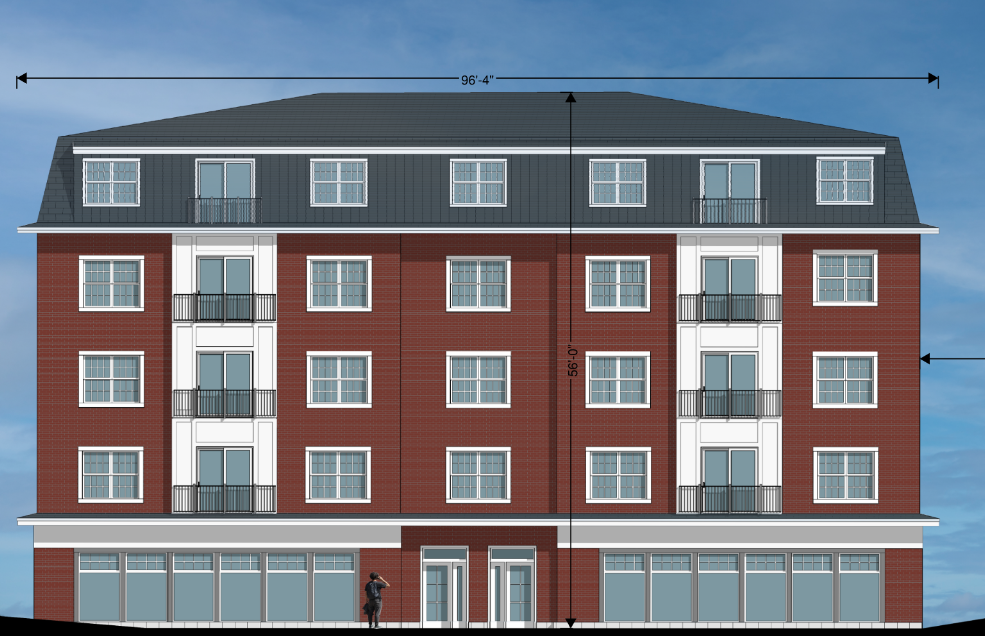 Hajjar Management is proposing to construct a five-story apartment building with retail on the first floor at 11 Front Street in Exeter.