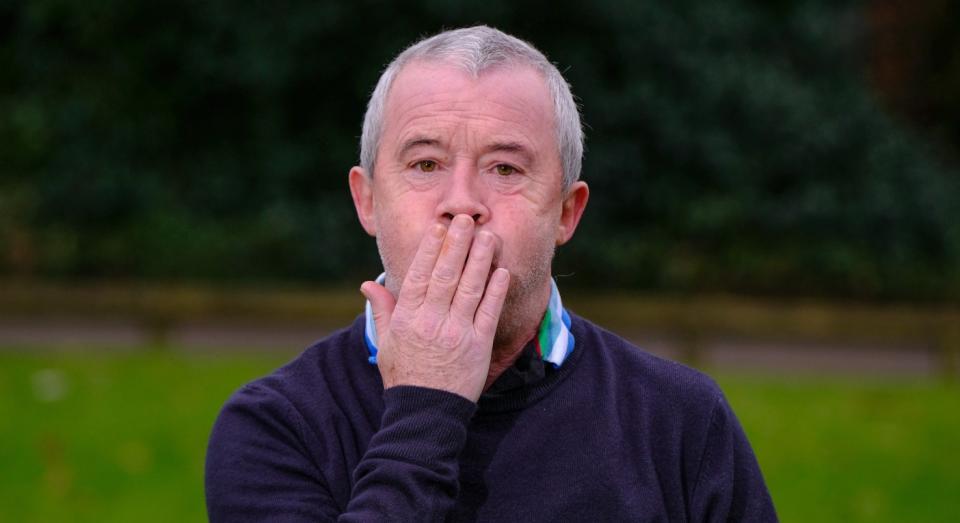 Michael O'Reilly says a cup of tea brought on the constant burping (SWNS)