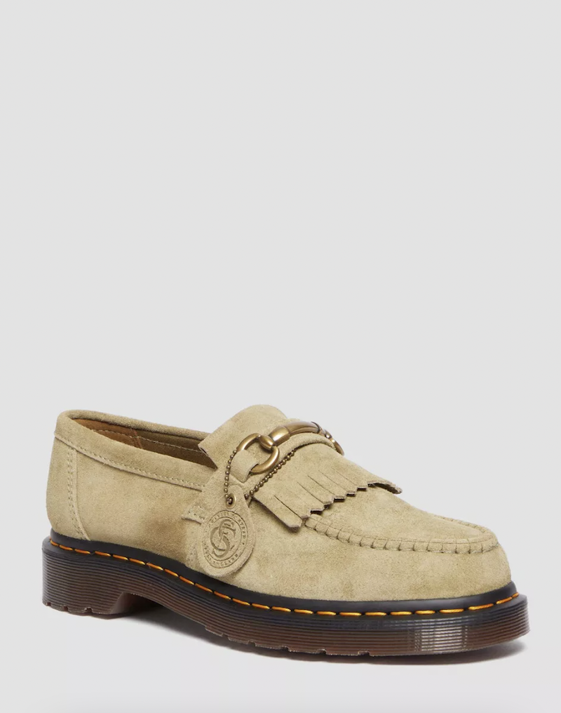 <p><a href="https://go.redirectingat.com?id=74968X1596630&url=https%3A%2F%2Fwww.drmartens.com%2Fus%2Fen%2Fadrian-snaffle-desert-oasis-suede-loafers%2Fp%2F30570358&sref=https%3A%2F%2Fwww.esquire.com%2Fstyle%2Fmens-fashion%2Fg43875742%2Fbest-menswear-may-12-2023%2F" rel="nofollow noopener" target="_blank" data-ylk="slk:Shop Now;elm:context_link;itc:0;sec:content-canvas" class="link ">Shop Now</a></p><p>Adrian Snaffle Desert Oasis Suede Loafers</p><p>$150.00</p><p>drmartens.com</p>