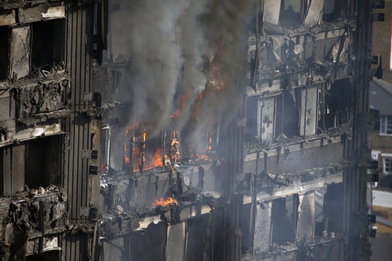 英國倫敦西部格倫費爾大樓大火（AP）