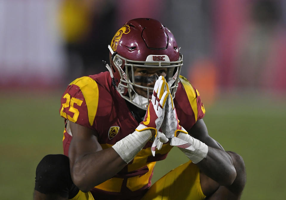 Jack Jones led USC with four interceptions in 2017. (AP Photo/Mark J. Terrill)