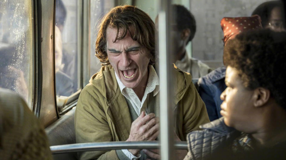 Arthur Fleck (Joaquin Phoenix) in 'Joker' has a condition that causes him to laugh involuntarily.