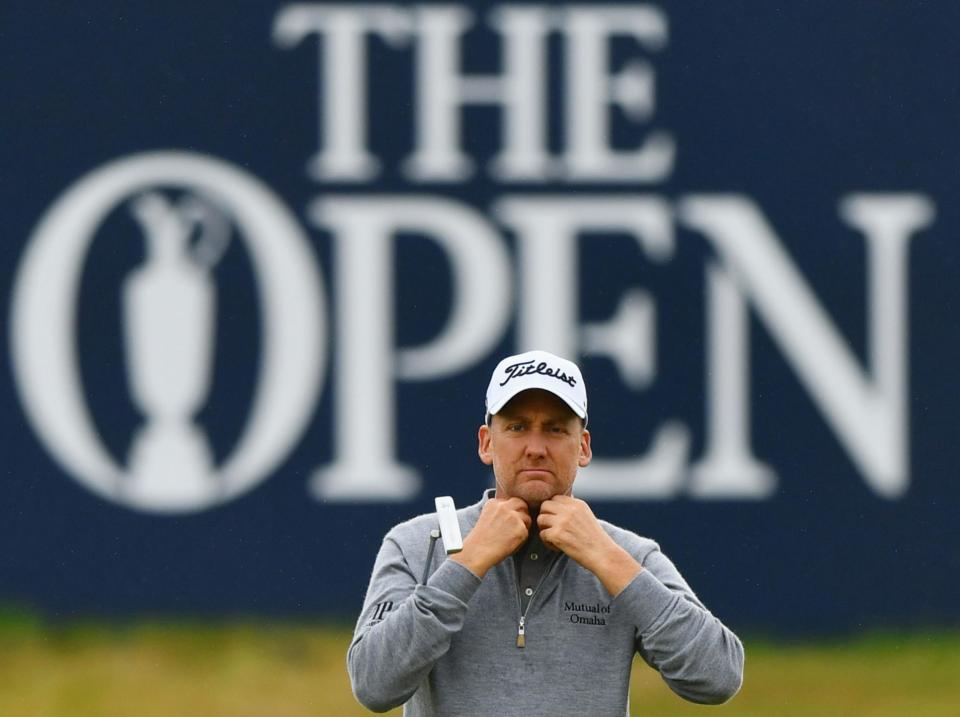 The home crowd are roaring Poulter on to beat the Americans: Getty