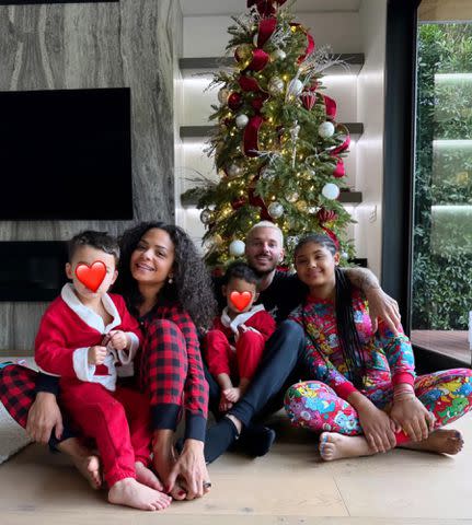 <p>Christina Milian Instagram</p> Christina Milian and Matt Pokora with their kids: Violet, Isaiah and Kenna.