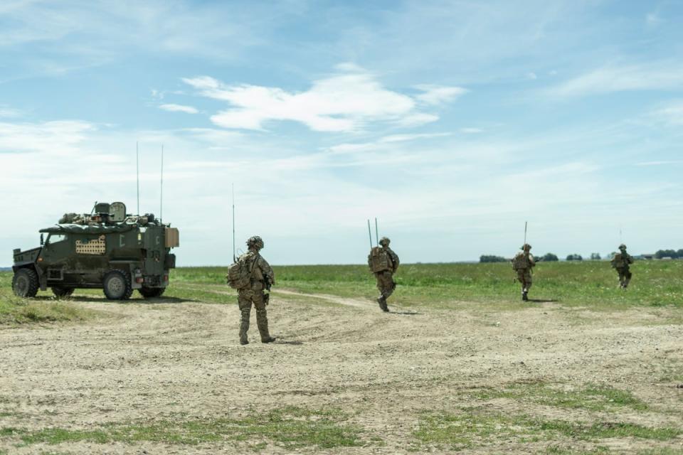 The army frequents carries out exercises in the Salisbury Plain (Ministry of Defence)