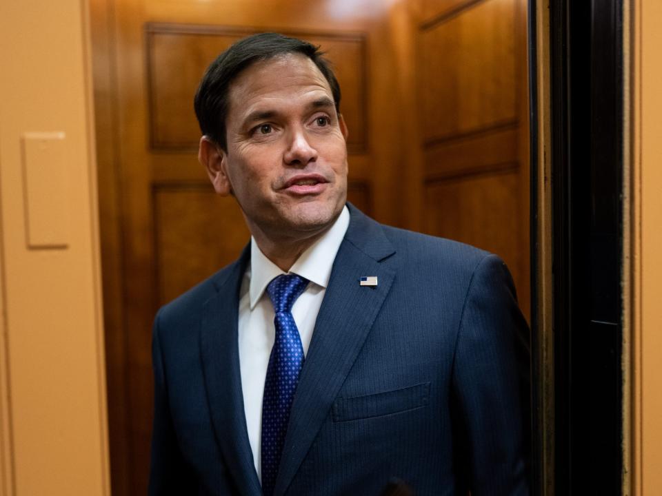 Republican Sen. Marco Rubio of Florida at the Capitol on January 25, 2023.