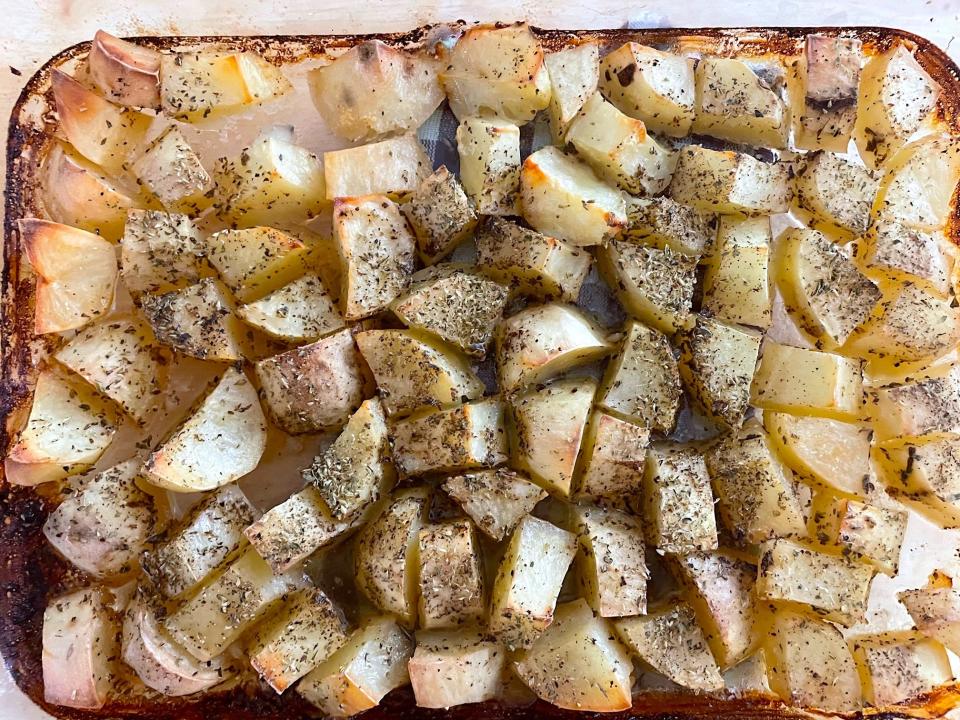 Dad's Greek Lemon Potatoes