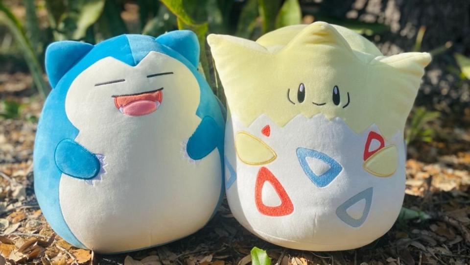 Togepi and Snorlax new pokemon squishmallows