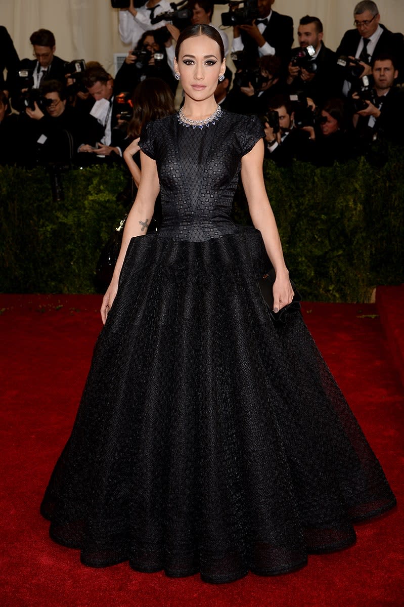 <h1 class="title">Maggie Q in Zac Posen</h1><cite class="credit">Photographed by Phil Oh</cite>