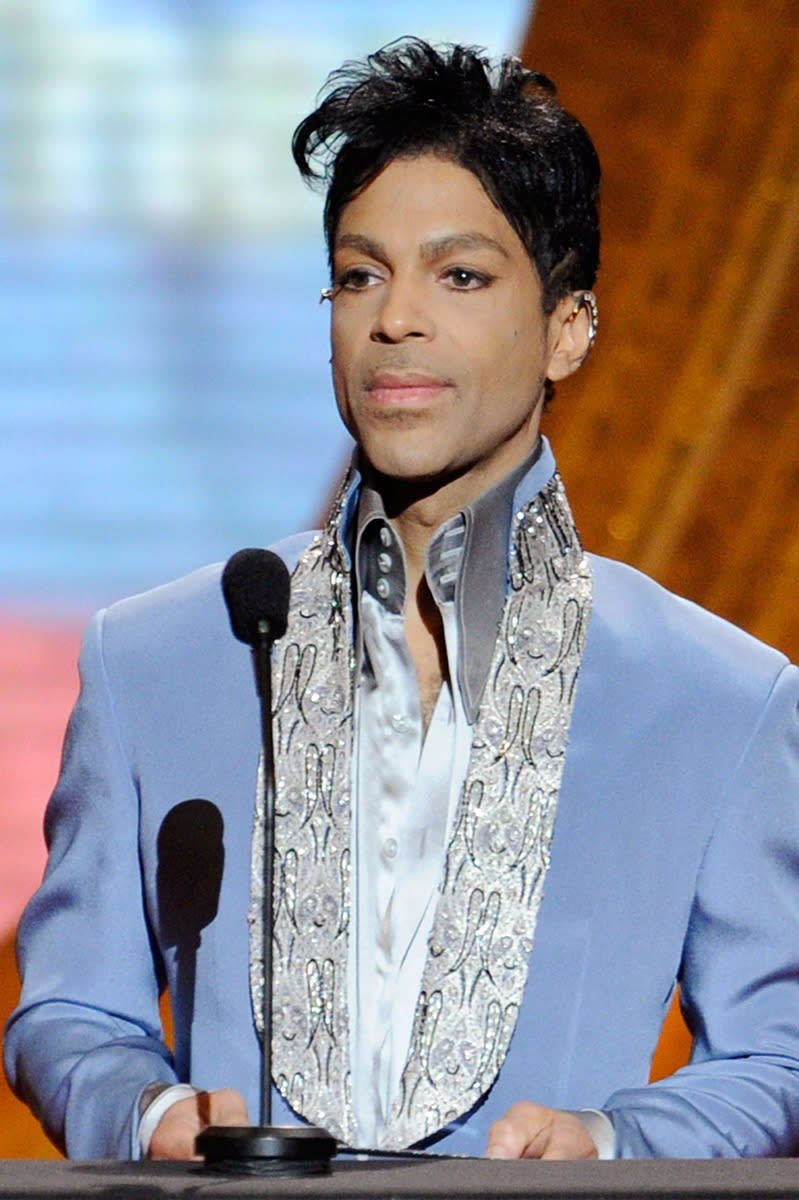 Prince onstage at the 42nd NAACP Image Awards held at The Shrine Auditorium on March 4, 2011 in Los Angeles, California. 