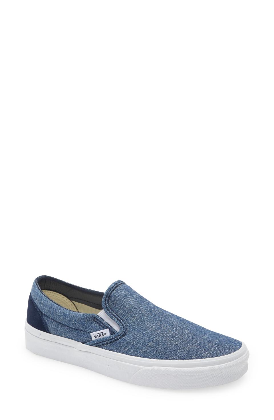 Chambray Classic Slip-On Sneaker