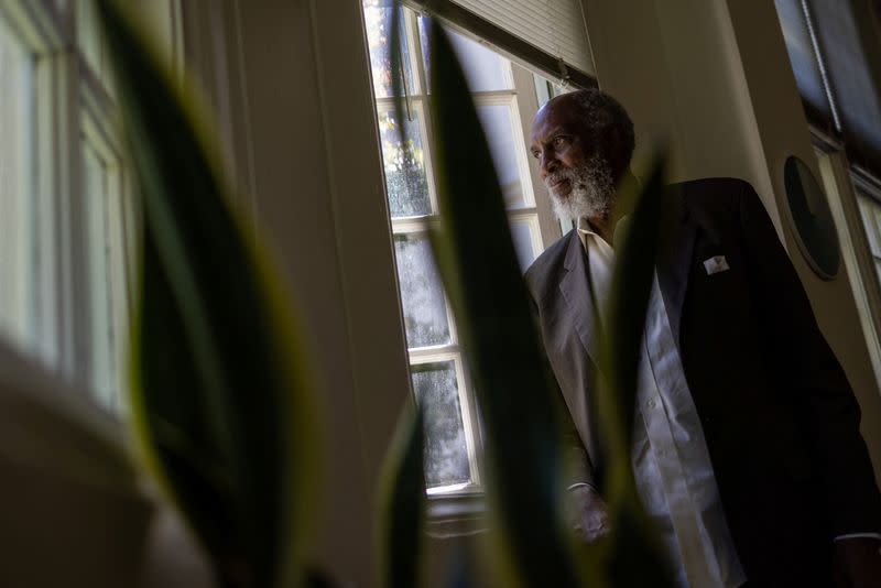 John a. Powell, law professor and director of Othering and Belonging Institute at University of California, Berkeley poses for a portrait