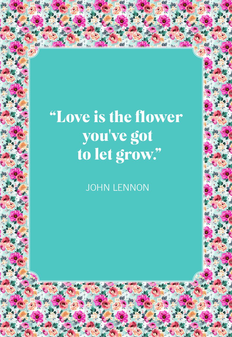 john lennon flower quotes