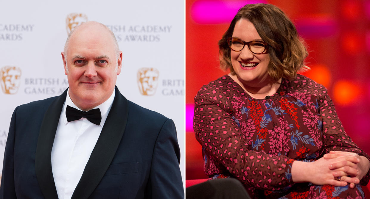 Dara O'Briain and Sarah Millican are taking part in Taskmaster. (Getty)