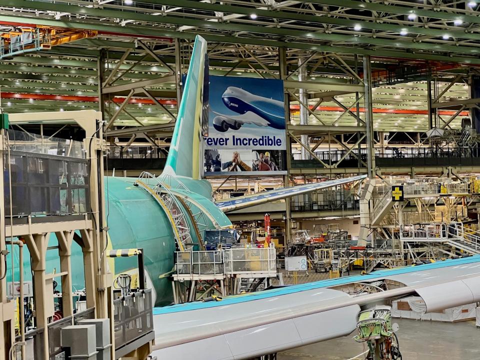 Boeing 747 Factory Tour.