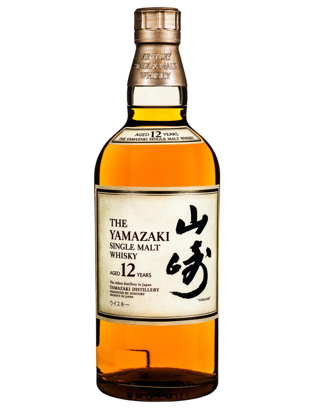 Yamazaki Japanese whisky bottle