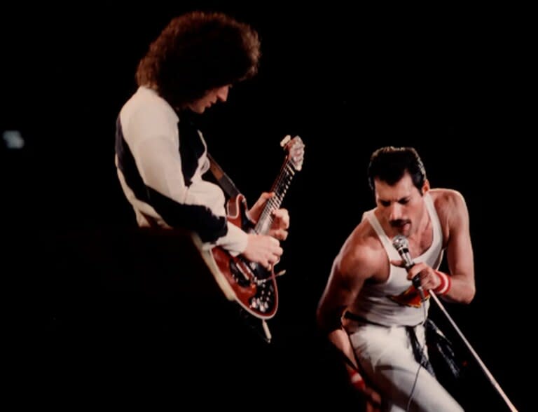 Freddie Mercury y Brian May integraron Queen