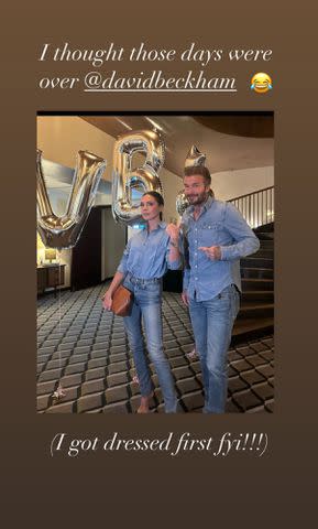 Victoria Beckham Instagram Victoria and David Beckham