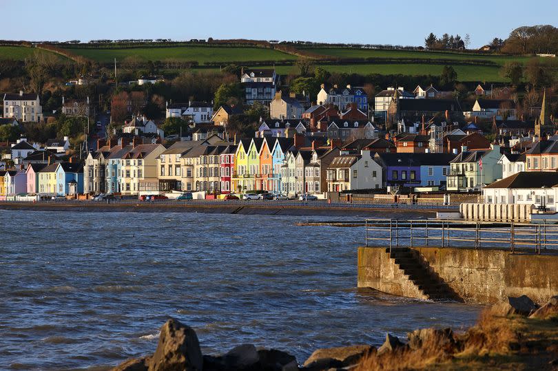 Whitehead seafront and Belfast Lough