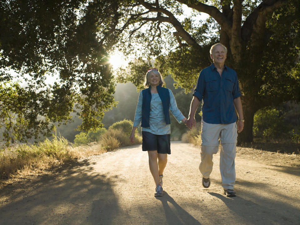 Just a short, brisk stroll every day could significantly lower your risk of several deadly diseases, Cambridge University researchers said in a study released March 1, 2023. / Credit: Getty