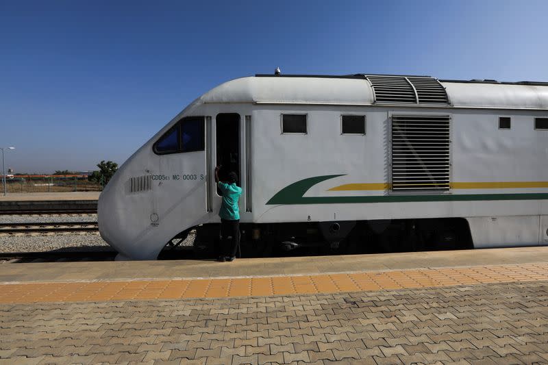 Abuja-Kaduna train services resumes after an attack on its passengers, in Abuja