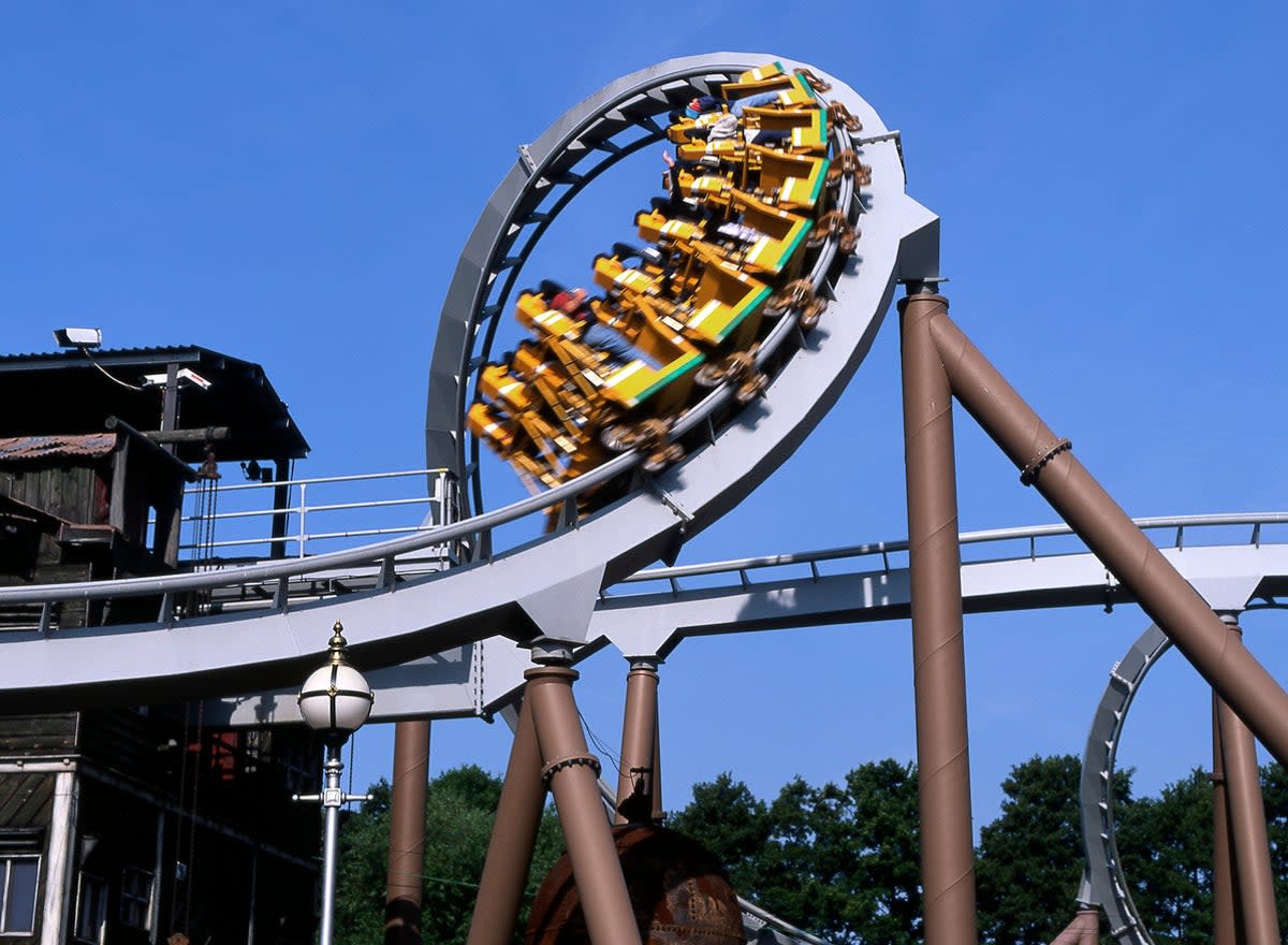 The Corkscrew ride at Drayton Manor (Getty Images/iStockphoto)