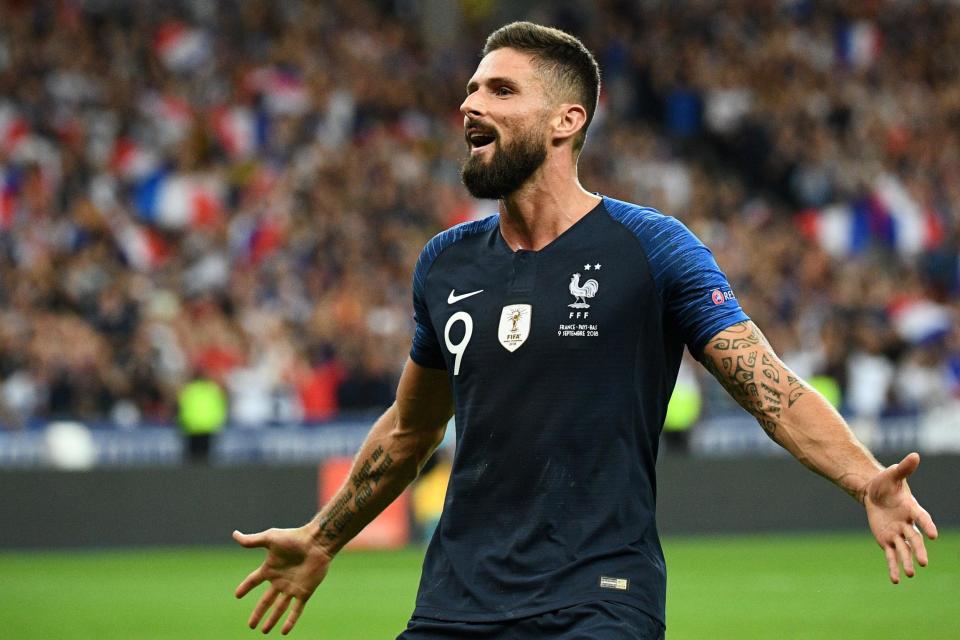 Chelsea striker Olivier Giroud challenges France's younger generation to force him into retirement