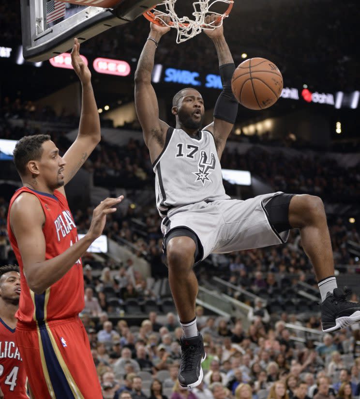 Jonathon Simmons has been a solid rotation player for the Spurs the past two seasons. (AP)