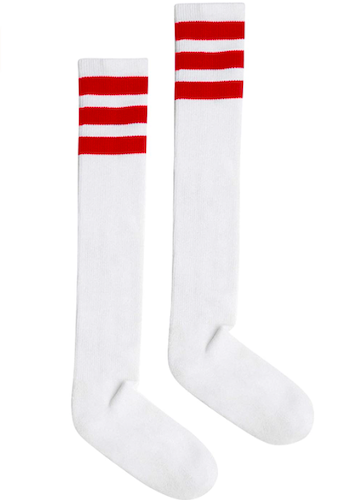 American apparel Unisex Strip Knee-High Socks