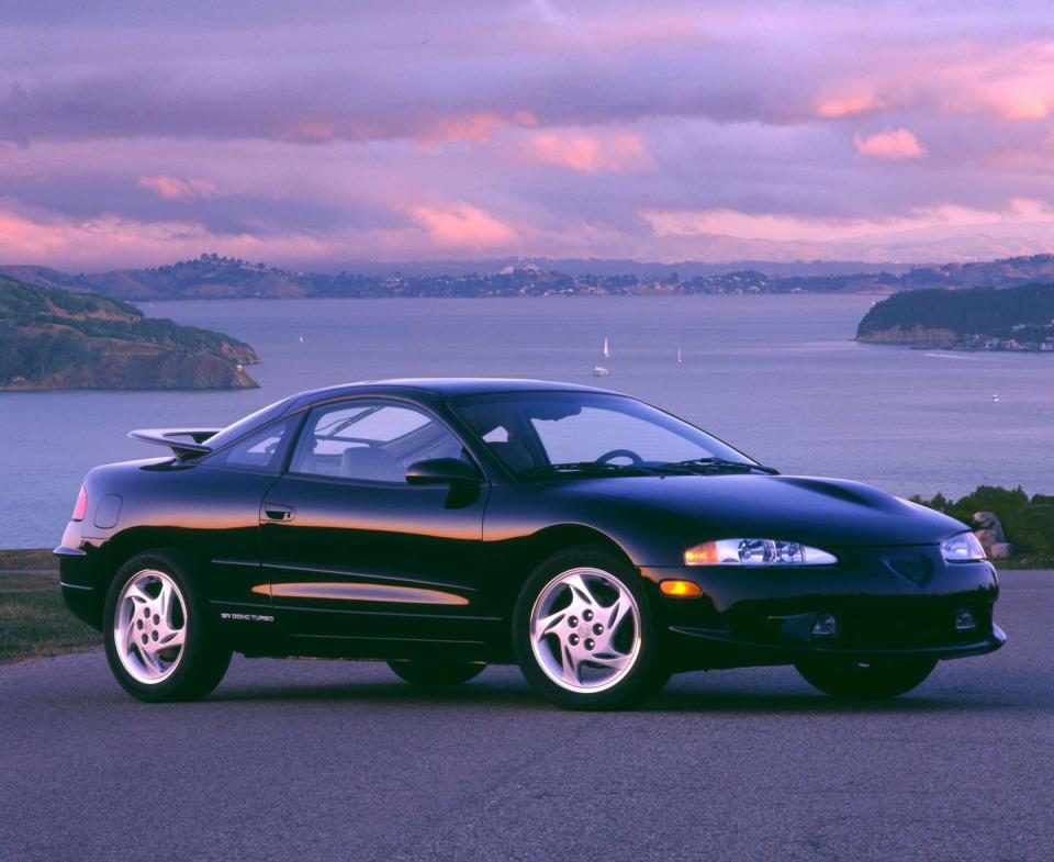 <p>Everyone remembers the Mitsubishi Eclipse. The GSX variant, in particular, was small, turbocharged, and all-wheel drive, an anti-Ford Mustang throughout the '90s and early aughts. But there were two nearly identical cars sold around the same time, the far less visible-or remembered-Eagle Talon and Plymouth Laser, both of which could be had with the GSX's running gear. These three cars represented the three points of Diamond Star Motors (DSM), the joint venture between Chrysler and Mitsubishi, differing only in trim and badging. We still think the Eagle's badges were the best.<em>-Mike Magrath</em></p>