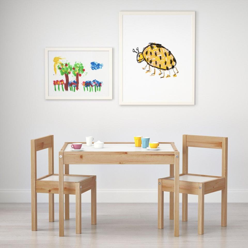 3) Lätt Children's Table and Chairs