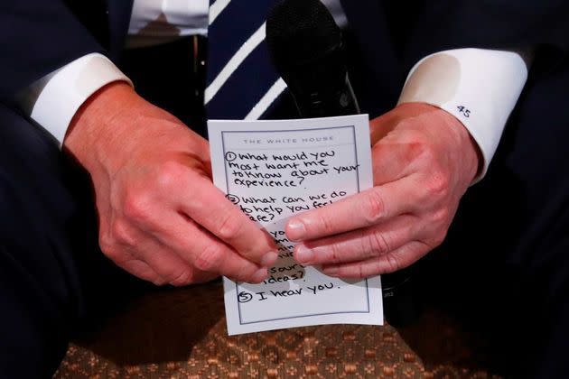 Donald Trump notes fevrier 2018