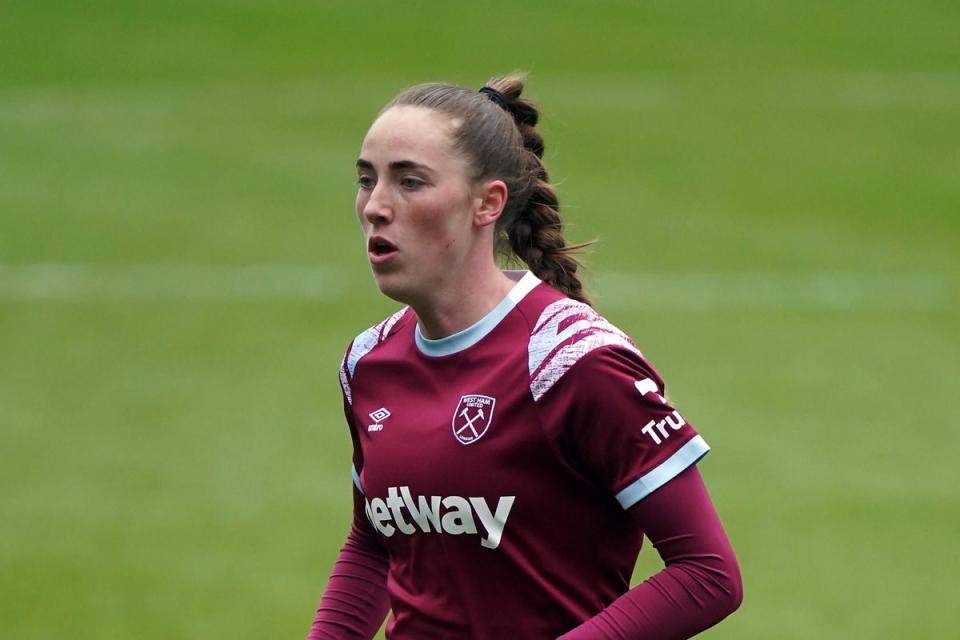 Lucy Parker expressed her frustration over West Ham having not had women’s matches at the London Stadium (Adam Davy/PA) (PA Wire)