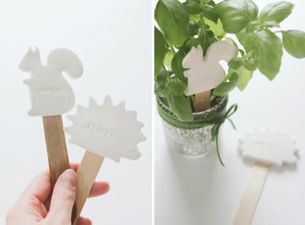 Make Cute Plant Labels