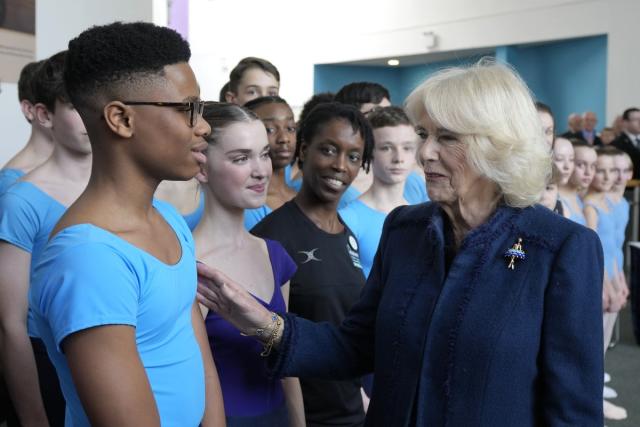 Camilla meets Nigerian ballet dancer who went viral…