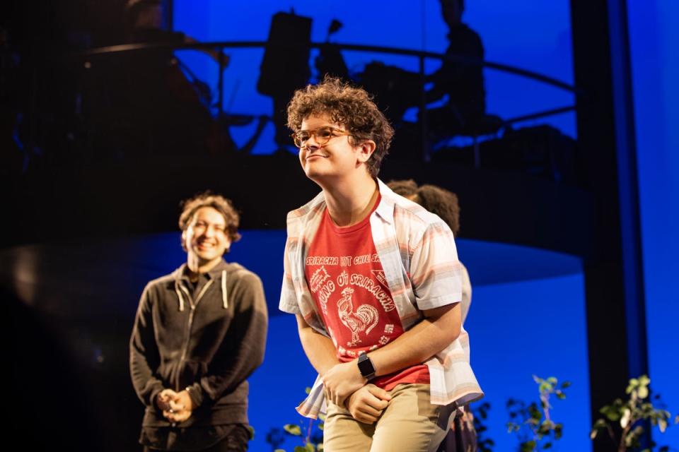 Matarazzo during his first performance in ‘Dear Evan Hansen' (Natalie Powers)